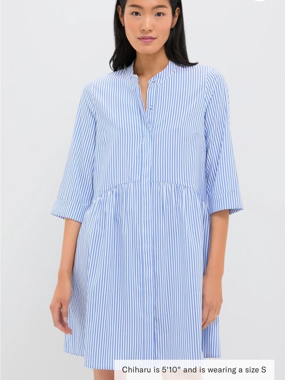 Tuckernuck Light Blue White Striped Dress NWOT Coastal Preppy
